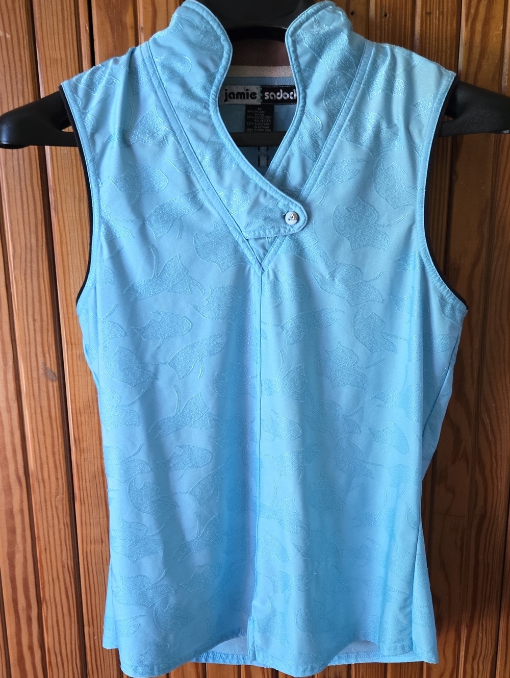 Jamie Sadock Women's Sleeveless Golf Polo - Light Blue